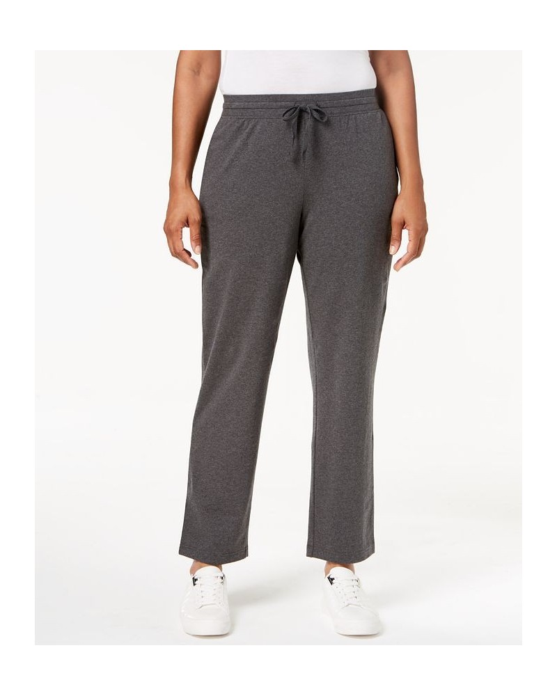 Sport Drawstring Straight-Leg Pants Charcoal Heather $10.00 Pants