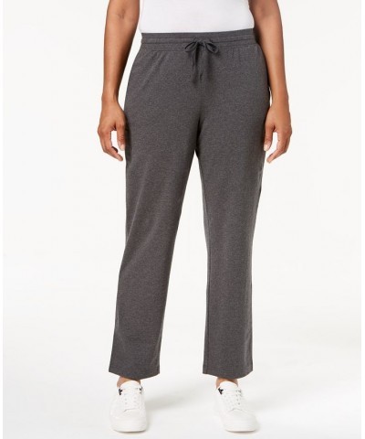 Sport Drawstring Straight-Leg Pants Charcoal Heather $10.00 Pants