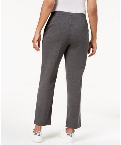 Sport Drawstring Straight-Leg Pants Charcoal Heather $10.00 Pants