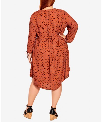 Plus Size Woven Print Shirt Dress Ginger Spot $24.13 Dresses