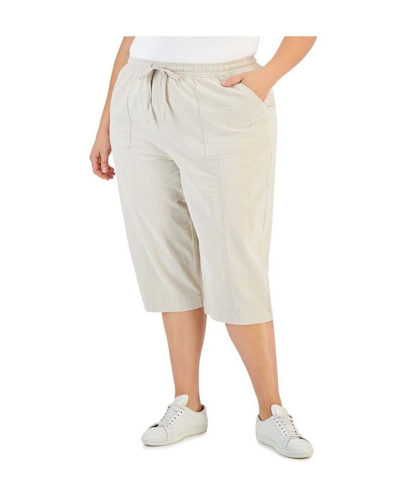 Plus Size Quinn Capri Pants Twilight Wash $17.42 Pants