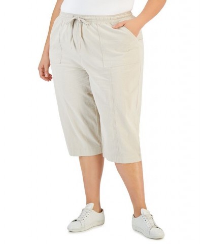 Plus Size Quinn Capri Pants Twilight Wash $17.42 Pants