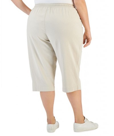 Plus Size Quinn Capri Pants Twilight Wash $17.42 Pants