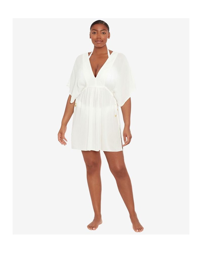 Lauren by Ralph Lauren Crinkle Rayon Tunic White $55.00 Swimsuits