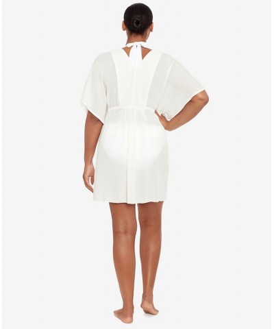 Lauren by Ralph Lauren Crinkle Rayon Tunic White $55.00 Swimsuits