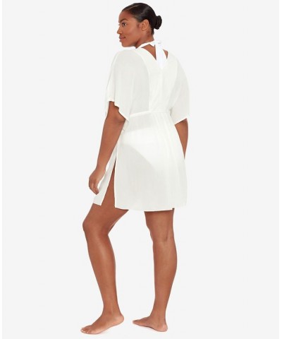 Lauren by Ralph Lauren Crinkle Rayon Tunic White $55.00 Swimsuits