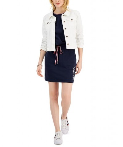 Women's TH Flex Denim Jacket White $43.81 Jackets