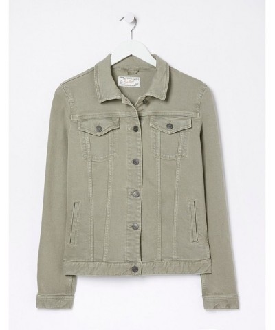 Women's Tasha Denim Jacket Green $46.92 Jackets