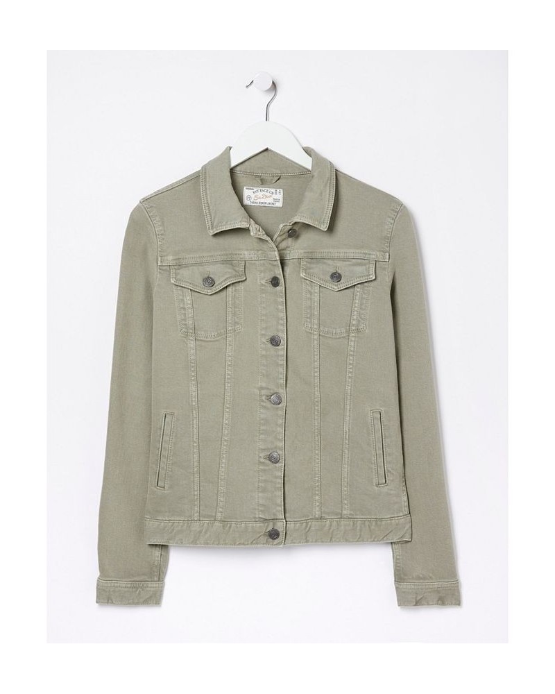 Women's Tasha Denim Jacket Green $46.92 Jackets