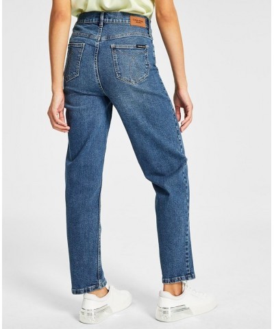 Women's Point Collar Button-Front Top & High-Rise Straight-Leg Jeans Marrakech $26.37 Outfits