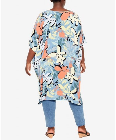 Plus Size Evie High Low Top Floating Floral $35.20 Tops