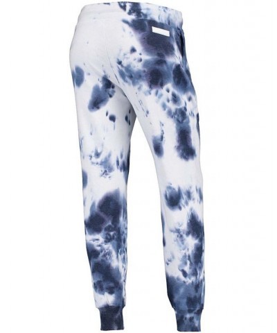 Women's White and Deep Sea Blue Seattle Kraken Melody Tie-Dye Jogger Pants White, Deep Sea Blue $38.70 Pants