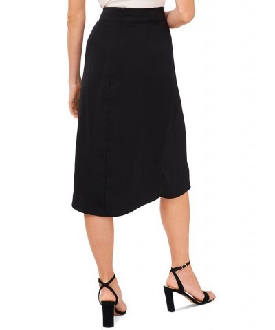 High-Low Bow-Detail Skirt Rich Black $25.36 Skirts