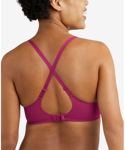 Women's One Fab Fit Wireless Demi Bra DM2301 Razzleberry $13.33 Bras