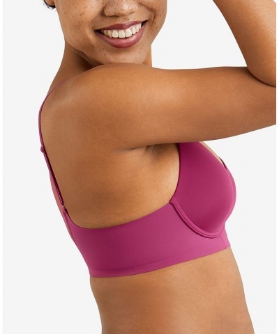 Women's One Fab Fit Wireless Demi Bra DM2301 Razzleberry $13.33 Bras