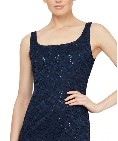 2-Pc. Lace Jacket & Midi Dress Set Blue $47.70 Dresses