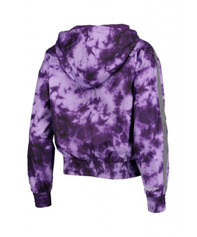 Women's Purple Los Angeles Lakers Galaxy Sublimated Windbreaker Pullover Full-Zip Hoodie Purple $45.90 Jackets