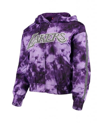 Women's Purple Los Angeles Lakers Galaxy Sublimated Windbreaker Pullover Full-Zip Hoodie Purple $45.90 Jackets