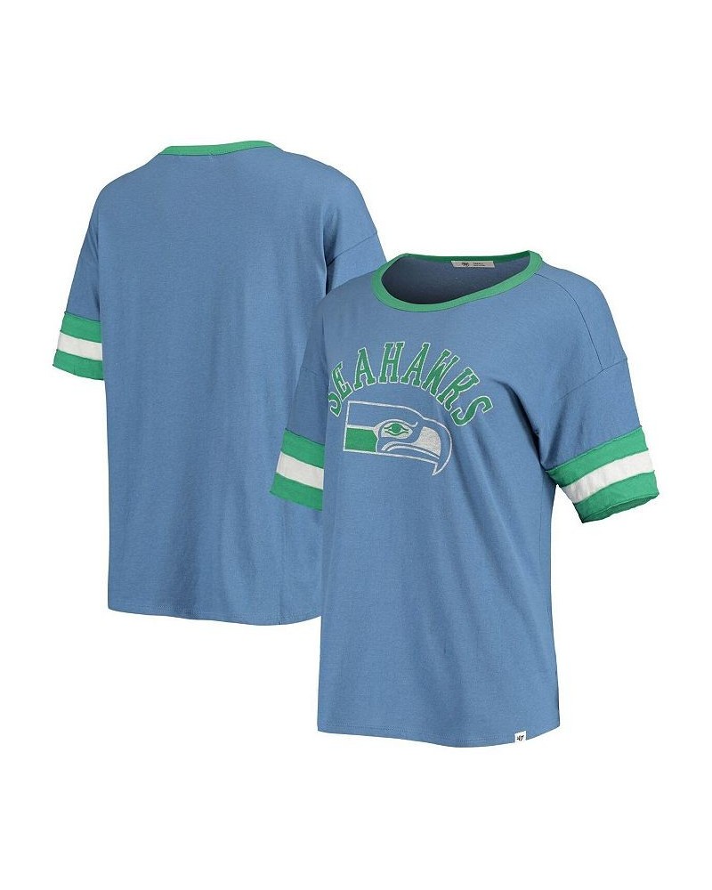 Women's '47 Royal Seattle Seahawks Dani T-shirt Royal $17.48 Tops