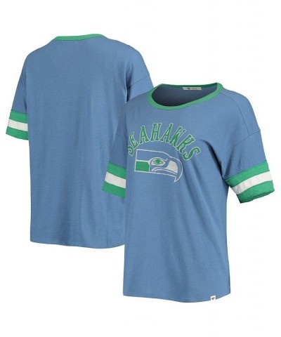 Women's '47 Royal Seattle Seahawks Dani T-shirt Royal $17.48 Tops