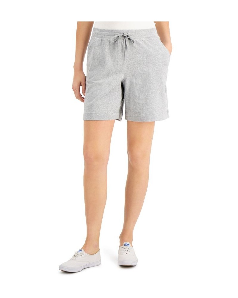 Pull-On Knit Shorts Smoke Grey Heather $10.19 Shorts