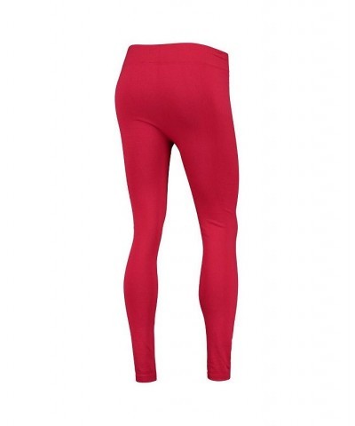 Women's Crimson Oklahoma Sooners Fleece-Lined Leggings Crimson $20.64 Pants