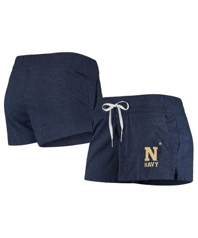 Women's Heathered Navy Navy Midshipmen Performance Cotton Shorts Heathered Navy $20.50 Shorts