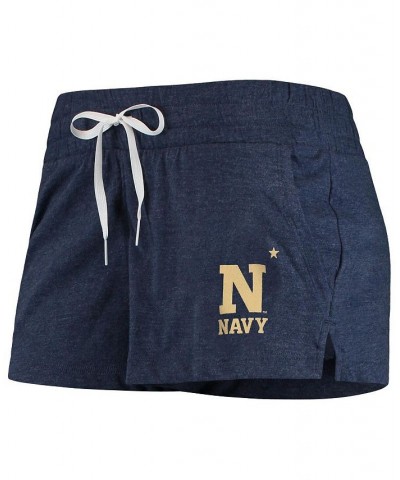 Women's Heathered Navy Navy Midshipmen Performance Cotton Shorts Heathered Navy $20.50 Shorts