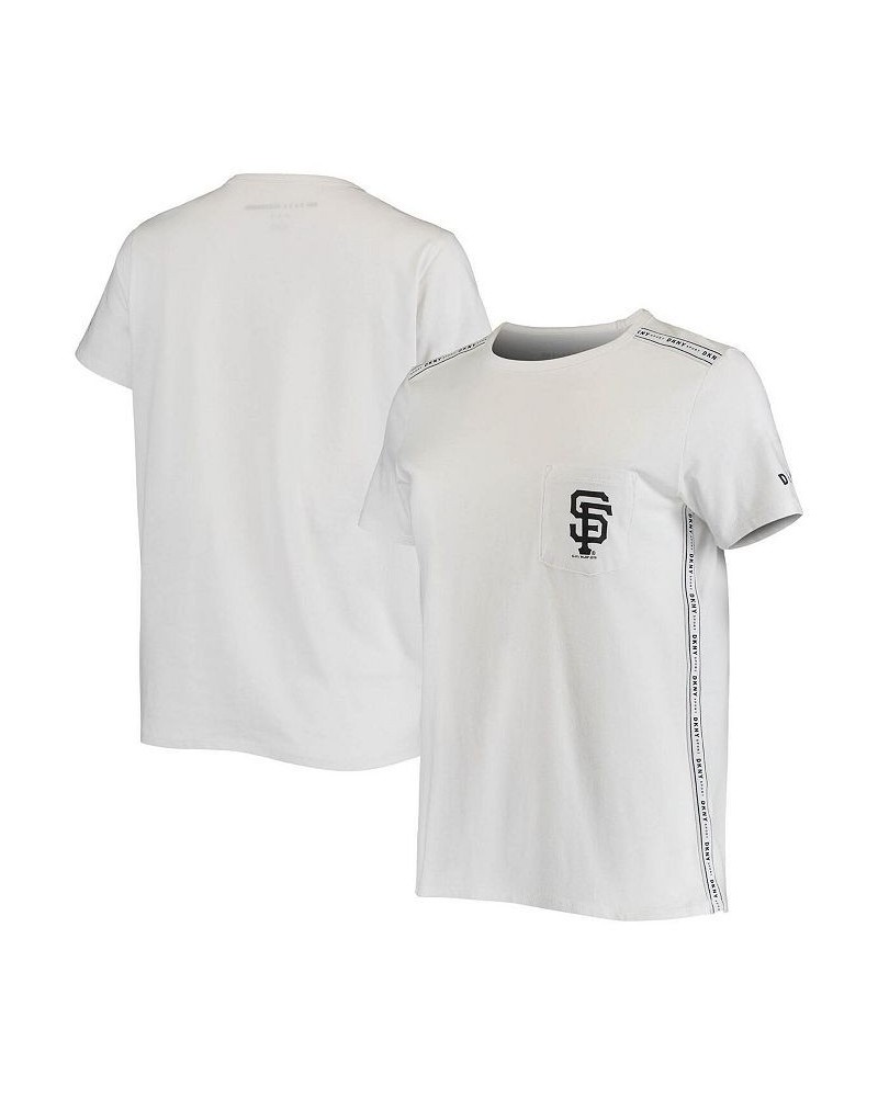 Women's White San Francisco Giants Donna Sporty T-shirt White $25.20 Tops