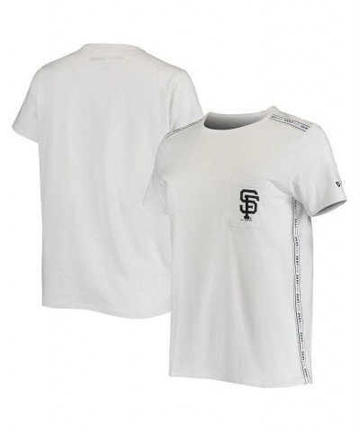 Women's White San Francisco Giants Donna Sporty T-shirt White $25.20 Tops