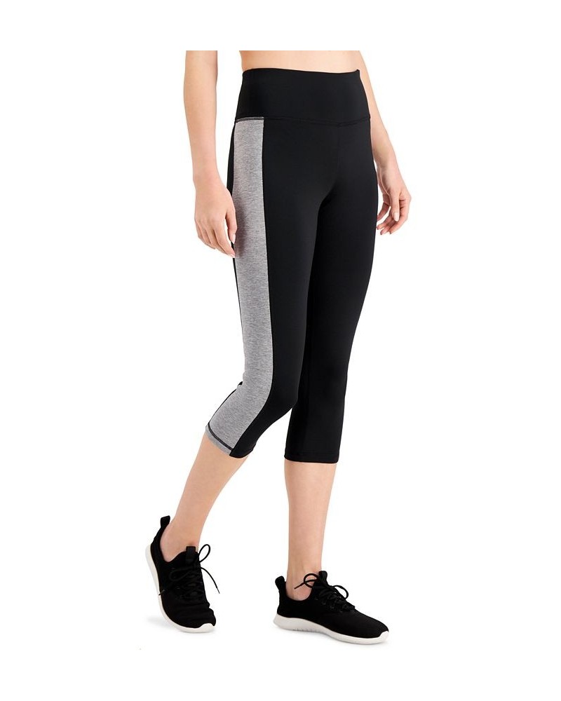 Women's Essentials Colorblocked Cropped Leggings Grey Storm $10.44 Pants