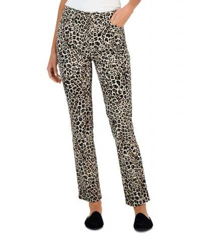 Lexington Tummy-Control Printed Jeans Creme Stone $9.95 Jeans