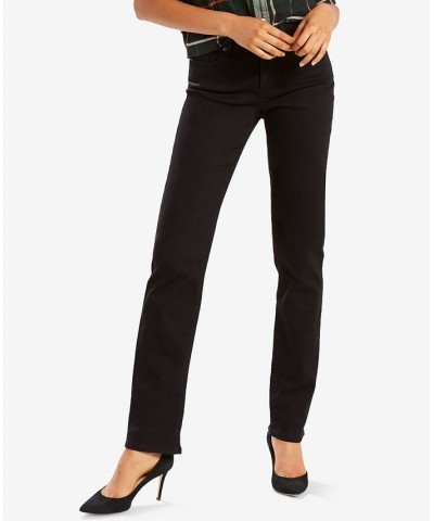 Women's Classic Straight-Leg Jeans in Long Length Soft Black $38.49 Jeans