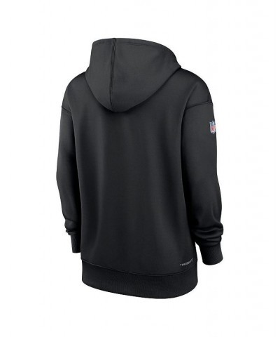 Women's Black New England Patriots 2022 NFL Crucial Catch Therma Performance Pullover Hoodie Black $40.85 Sweatshirts