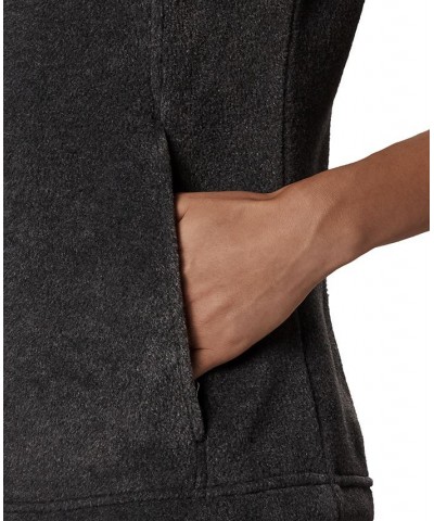 Women's Benton Springs Fleece Vest Gray $28.49 Jackets