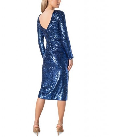 Women's Sequined Ruffled Dress Multi $44.70 Dresses