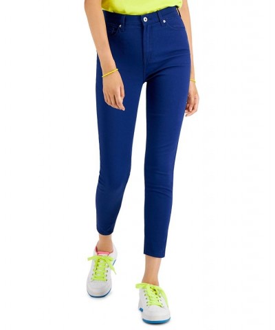 Juniors' Colored Ankle Jeans Blue $13.26 Jeans