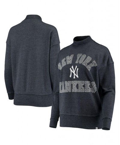 Women's Heathered Navy New York Yankees Sasha Ivy Pullover Sweatshirt Heathered Navy $31.50 Sweatshirts