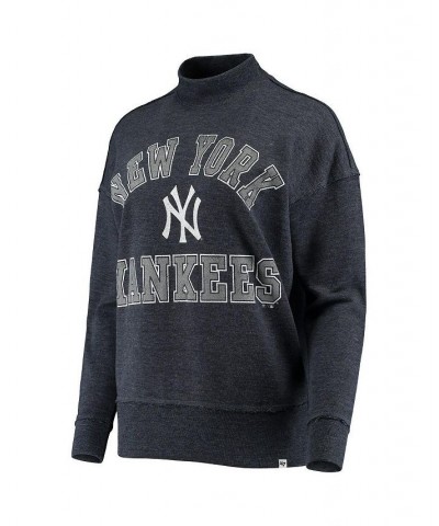 Women's Heathered Navy New York Yankees Sasha Ivy Pullover Sweatshirt Heathered Navy $31.50 Sweatshirts