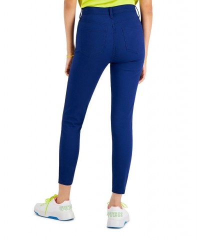 Juniors' Colored Ankle Jeans Blue $13.26 Jeans