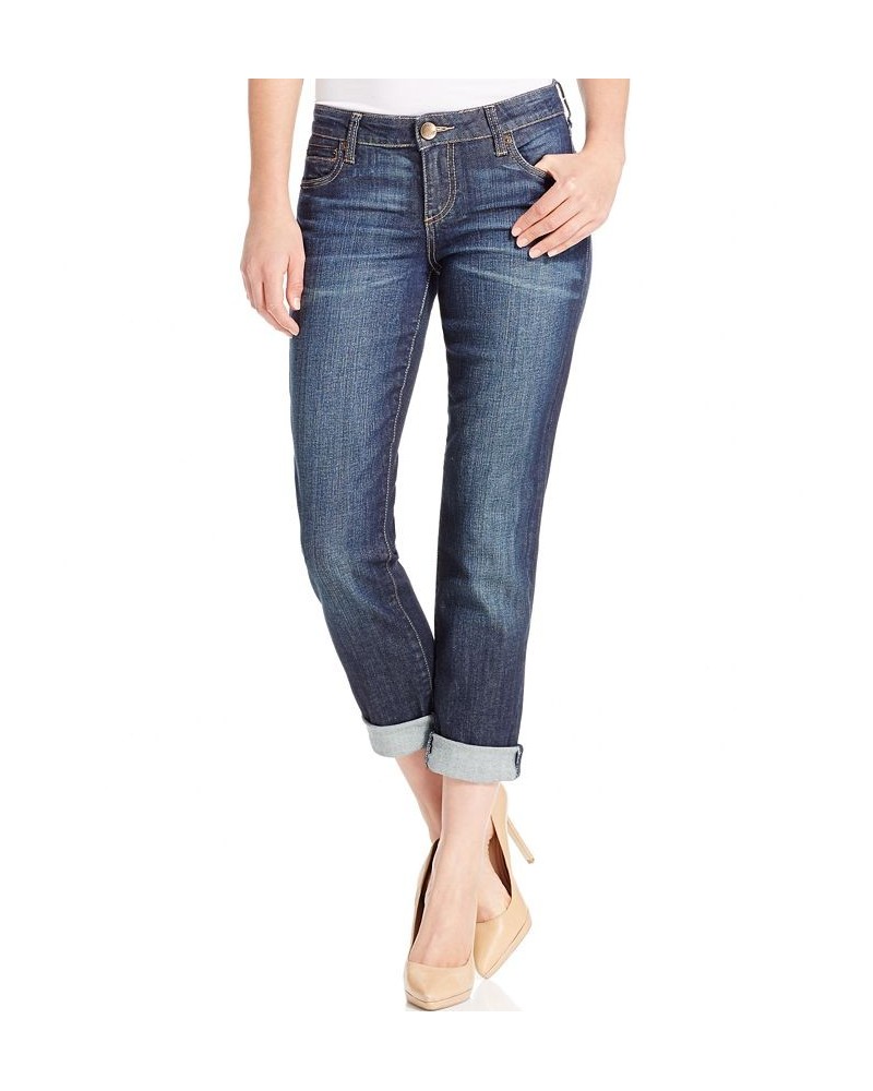 Kut from the Kloth Catherine Boyfriend Cuffed Jeans Fervent w/ Antique $46.53 Jeans