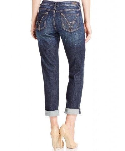 Kut from the Kloth Catherine Boyfriend Cuffed Jeans Fervent w/ Antique $46.53 Jeans