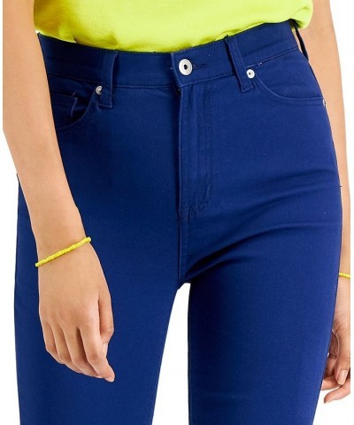 Juniors' Colored Ankle Jeans Blue $13.26 Jeans