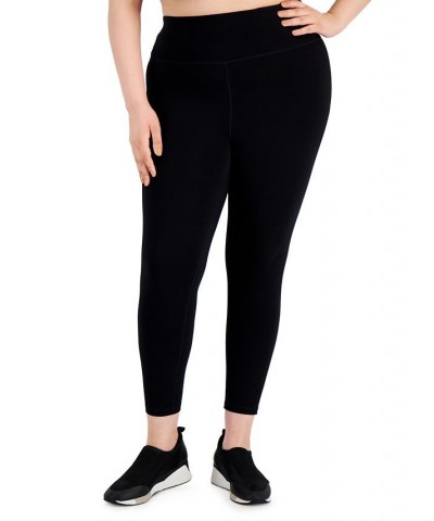 Plus Size 7/8 Leggings Deep Black $15.29 Pants