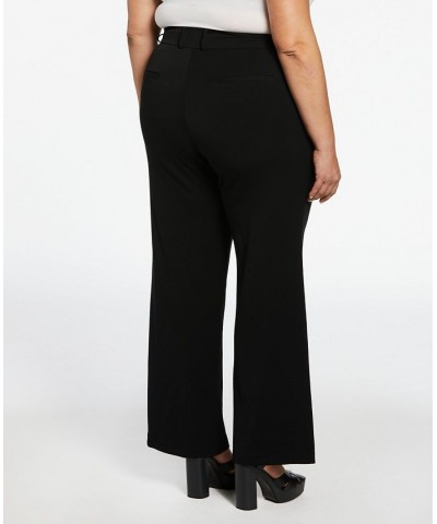 Plus Size Wide Leg Pants Black $36.89 Pants