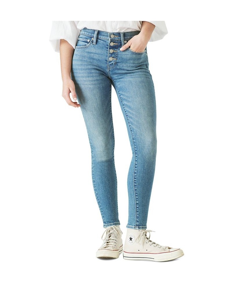 Women's Ava Mid Rise Skinny-Leg Jeans Record Deal $37.27 Jeans