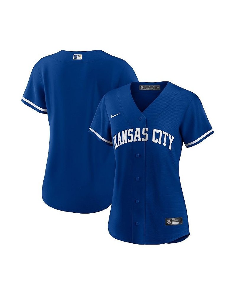 Women's Royal Kansas City Royals Alternate Replica Team Logo Jersey Royal $41.25 Jersey