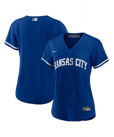 Women's Royal Kansas City Royals Alternate Replica Team Logo Jersey Royal $41.25 Jersey