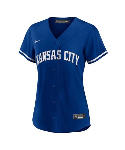 Women's Royal Kansas City Royals Alternate Replica Team Logo Jersey Royal $41.25 Jersey