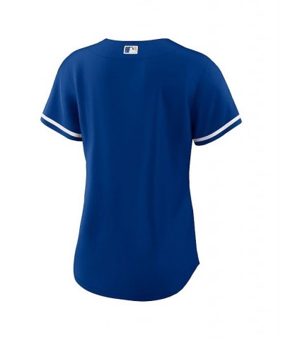 Women's Royal Kansas City Royals Alternate Replica Team Logo Jersey Royal $41.25 Jersey